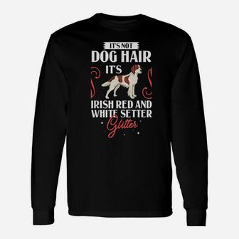 Irish Red And White Setter Dog Puppies Owner Long Sleeve T-Shirt - Monsterry AU