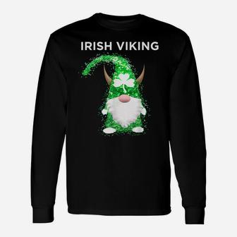 Irish Viking Funny Leprechaun Tomte Nisse Gnome Unisex Long Sleeve | Crazezy CA