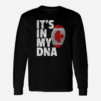 It Is My Dna Canada Flag Unisex Long Sleeve | Crazezy CA