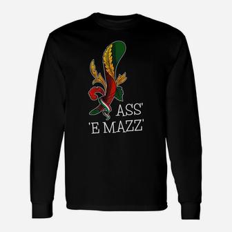 Italian Playing Cards Ace Of Clubs Asso Di Bastoni Unisex Long Sleeve | Crazezy AU