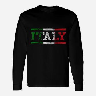 Italy Trip Italian Flag Unisex Long Sleeve | Crazezy