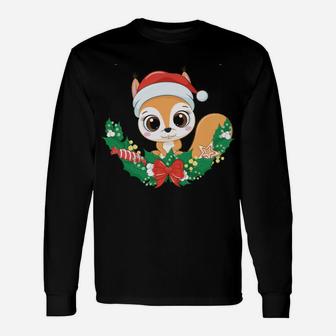 It's A Funny Squeaky Sound Tshirt Christmas Squirrel Sweatshirt Unisex Long Sleeve | Crazezy