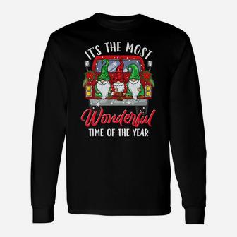 Its The Most Wonderful Time Of The Year Christmas Gnome Unisex Long Sleeve | Crazezy