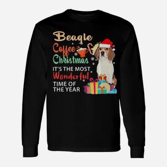 Its The Most Time Of The Year Xmas Beagle Long Sleeve T-Shirt - Monsterry