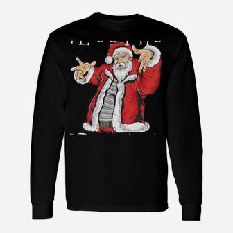 Ive Got Hos In Different Area Codes Santa Christmas Sweatshirt Unisex Long Sleeve | Crazezy