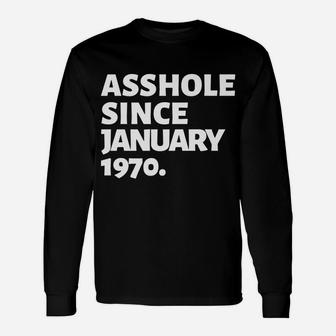 January 1970 Vintage Funny 50Th Birthday Gift Gag Gift Unisex Long Sleeve | Crazezy CA