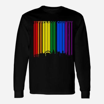 Jefferson County Kentucky Lgbtq Gay Lesbian Pride Long Sleeve T-Shirt - Monsterry