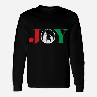 Joy Christmas Holiday Gift Nativity Jesus Ornament Xmas Star Sweatshirt Unisex Long Sleeve | Crazezy CA
