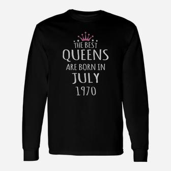 July 1970 Queen July 1970 Queens Long Sleeve T-Shirt - Thegiftio UK