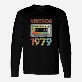 July 1979 Birthday Vintage 1979 Unisex Long Sleeve | Crazezy
