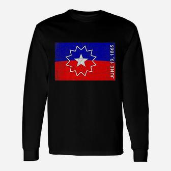 Juneteenth Freedom Day Flag Black History Remembrance Unisex Long Sleeve | Crazezy DE