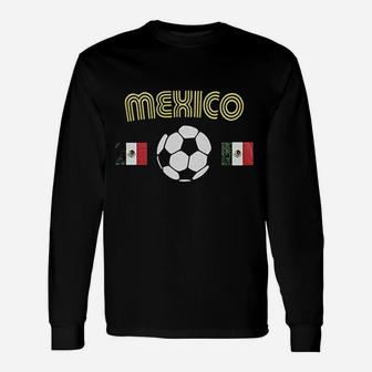 Junior Mexico Soccer Love Mexican Futbol Football Unisex Long Sleeve | Crazezy