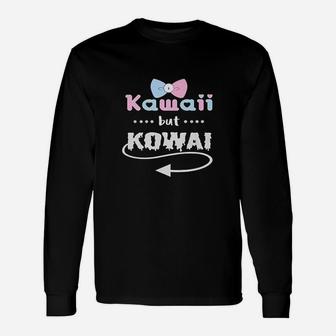 Kawaii But Kowai Cute But Creepy Eyeball Goth Japan Unisex Long Sleeve | Crazezy DE