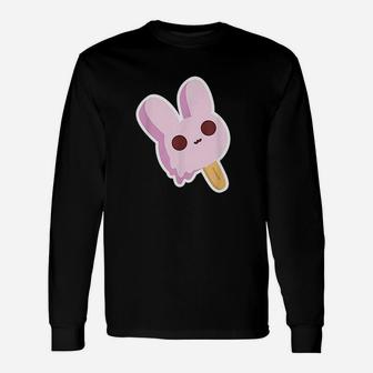 Kawaii Ice Cream Bunny Rabbit So Cute Pastel Unisex Long Sleeve | Crazezy AU
