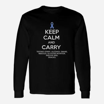 Keep Calm And Carry Unisex Long Sleeve | Crazezy UK