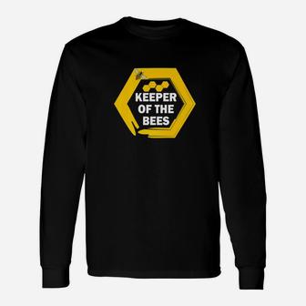 Keeper Of The Bees Bee Keeper Beekeeping Long Sleeve T-Shirt - Thegiftio UK
