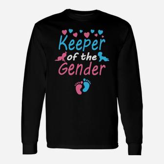 Keeper Of The Gender Pink Or Blue Long Sleeve T-Shirt - Monsterry AU