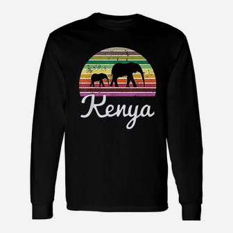 Kenya Elephant Unisex Long Sleeve | Crazezy AU