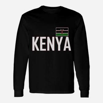 Kenya Flag Unisex Long Sleeve | Crazezy UK