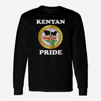 Kenya Kenyan Pride Long Sleeve T-Shirt - Monsterry