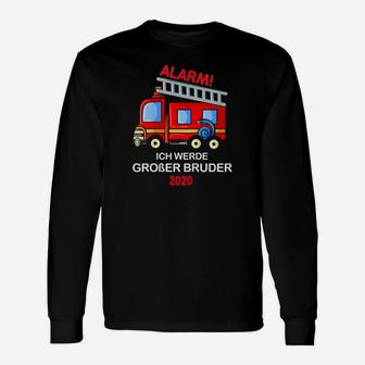 Kinder Großer Bruder 2020 Feuerwehr Geschenk Idee Langarmshirts - Seseable