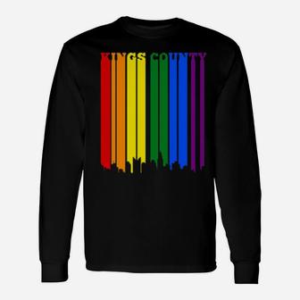 Kings County New York Lgbtq Gay Lesbian Pride Long Sleeve T-Shirt - Monsterry