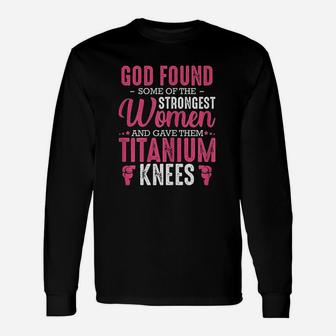 Knee Replacement Surgery Hospital Recovery Get Well Soon Unisex Long Sleeve | Crazezy UK