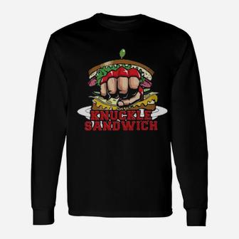 Knuckle Sandwich Art Long Sleeve T-Shirt - Monsterry