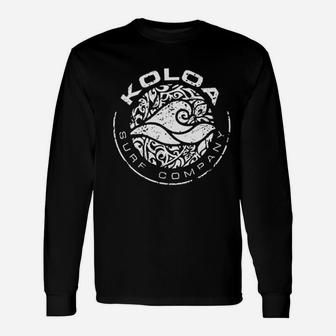 Koloa Surf Co Circle Wave Unisex Long Sleeve | Crazezy CA