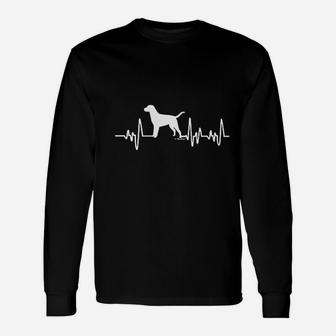 Labrador Retriever Gifts Dog Lover Heartbeat Lab Unisex Long Sleeve | Crazezy CA