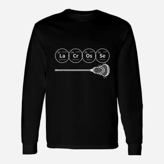 Lacrosse Periodic Table Of Elements Chemistry Gift Unisex Long Sleeve | Crazezy