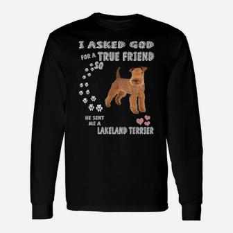 Lakies Dogs Quote Mom Dog Dad Costume, Cute Lakeland Terrier Unisex Long Sleeve | Crazezy AU