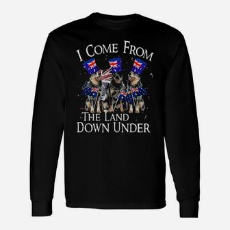 I Come From The Land Down Under Long Sleeve T-Shirt - Monsterry AU