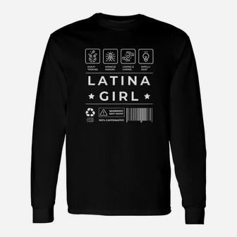 Latina Power Playera Mujer Latina Long Sleeve T-Shirt - Thegiftio