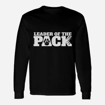 Leader Of The Pack Paw Print Long Sleeve T-Shirt - Thegiftio UK