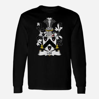 Lee Coat Of Arms - Family Crest Unisex Long Sleeve | Crazezy