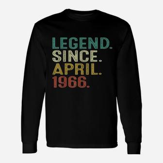 Legend Since April 1966 55Th Birthday Unisex Long Sleeve | Crazezy
