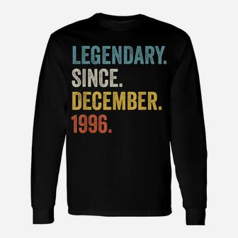 Legendary Since December 1996 25Th Birthday Unisex Long Sleeve | Crazezy AU