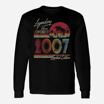 Legendary Since January 2007 13Th Birthday Gift 13 Years Old Unisex Long Sleeve | Crazezy DE