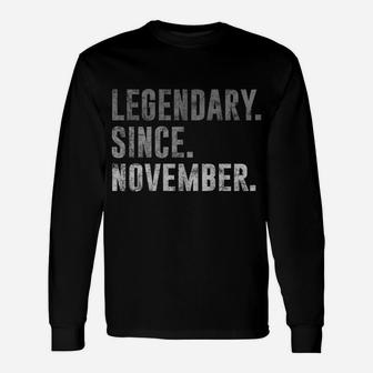 Legendary Since November 1971 50Th Birthday Vintage 1971 Sweatshirt Unisex Long Sleeve | Crazezy