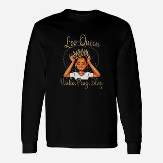 Leo Queens Are Born In July 23 August 22 Unisex Long Sleeve | Crazezy