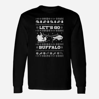 Let's Go Buffalo Long Sleeve T-Shirt - Monsterry UK