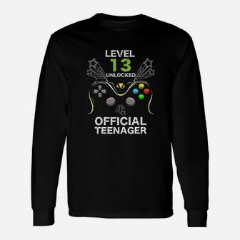Level 13 Unlocked Official Teenager Unisex Long Sleeve | Crazezy UK