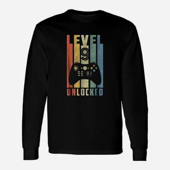 Level 9 Unlocked Unisex Long Sleeve | Crazezy AU