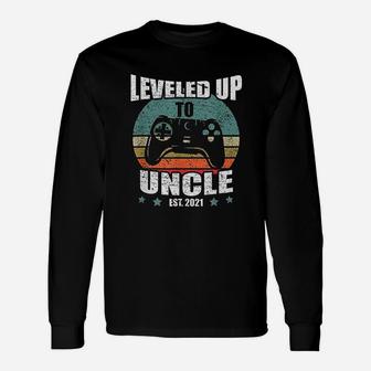Leveled Up To Uncle Unisex Long Sleeve | Crazezy
