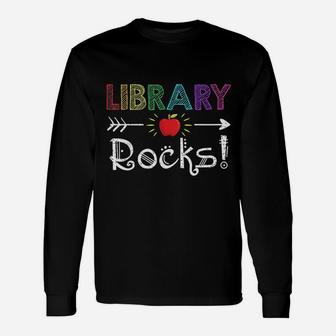 Library Rocks Long Sleeve T-Shirt - Thegiftio UK