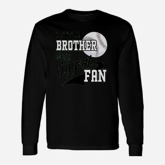 Little Brother And Biggest Fan Unisex Long Sleeve | Crazezy AU
