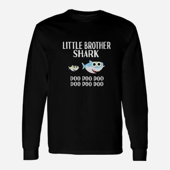 Little Brother Shark Doo Doo Unisex Long Sleeve | Crazezy DE