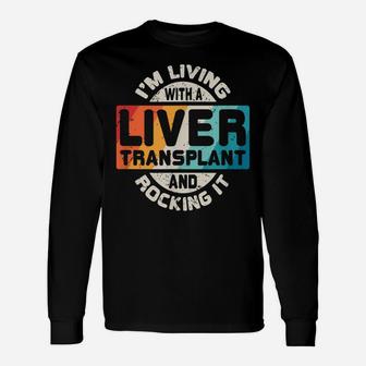 Liver Transplant T Shirt Organ Recipient Survivor Gift Unisex Long Sleeve | Crazezy UK