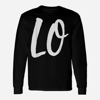 Lo Ve Love Matching Couple Husband Wife Valentine's Day Gift Unisex Long Sleeve | Crazezy